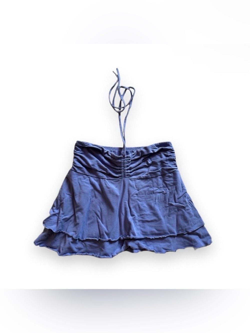 Ruffle halter top